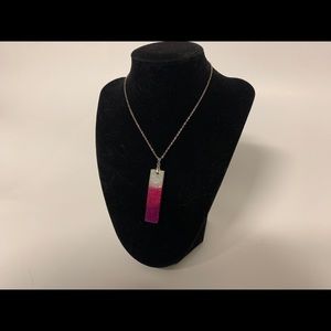 Resin charm necklace